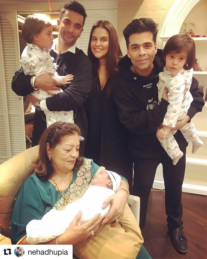 Neha Dhupia and Angad Bedi had little Mehr's passport made when she was a month-and-a-half old, and her photograph saw her all swaddled up in clothes, told the actress to mid-day recently.