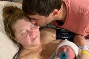Amy Schumer and husband Chris welcome baby boy