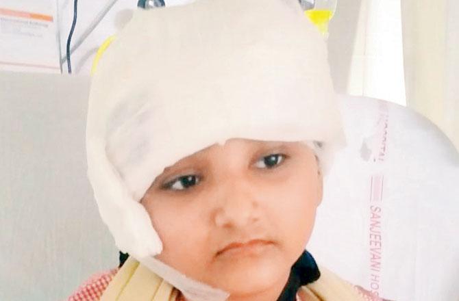 Kanan is currently undergoing treatment at Sanjeevani hospital. Pic/Shadab Khan