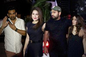 IPL 2019: Mumbai Indians team players party with their wives