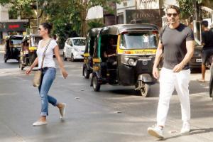 Arjun Rampal visits bank with ex-wife Mehr Jesia, maintains distance