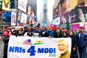 Indian-Americans celebrate PM Narendra Modi's electoral victory