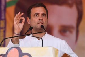 Rahul Gandhi dubs exit polls as false, asks partymen to remain vigil