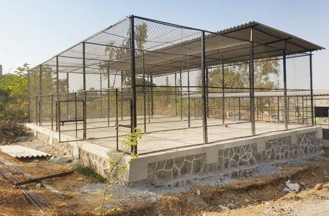 The transit wildlife rescue centre that is being built at Shilphata