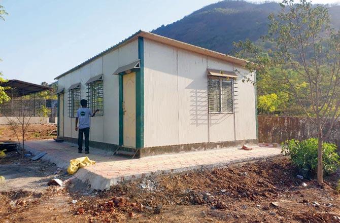 The transit wildlife rescue centre that is being built at Shilphata