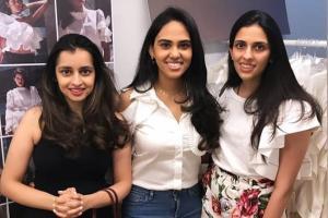 Akash Ambani's wife Shloka Mehta attends an exhibition with in-laws
