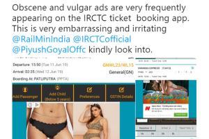Twitter user trolls IRCTC for vulgar ads; receives epic reply in return