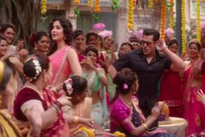 Here's the BTS of Bharat's song Aithey Aa with Salman and Katrina