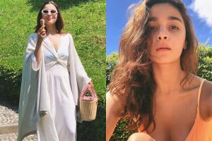 Alia Bhatt is a happy girl eating ice cream on her vacation with Ranbir