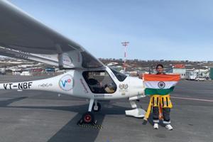 Mumbai's Aarohi first woman to cross Atlantic Ocean in Aircraft