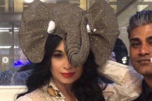 Sheetal Mafatlal's wacky headgear will leave you amazed