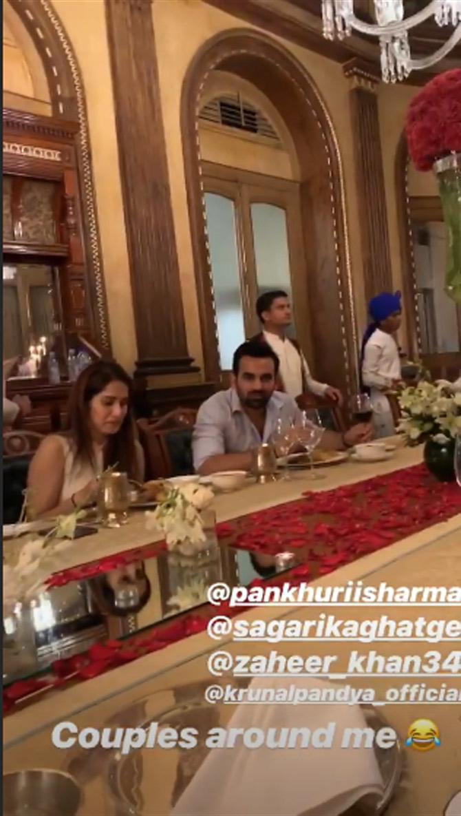 Zaheer Khan and Sagarika