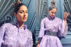 Cannes 2019: Hina Khan stuns in a lavender gown at the soiree