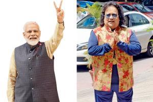 Bappi Lahiri gifts a piece of music on Narendra Modi's win