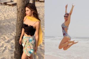 Mouni Roy enjoys a summer vacation by the beach; see exotic pictures