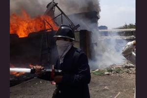 Fire breaks out at godown in Mumbra's Shilphata
