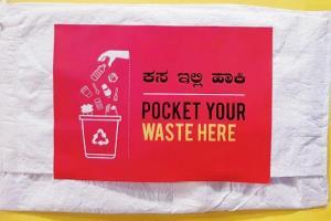Plastic waste clean bowled at Bangalore's Chinnaswamy Stadium