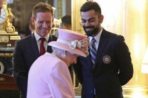Virat Kohli meets Queen Elizabeth during captains' photo-op
