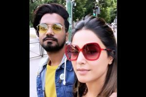 After attending Cannes 2019, Hina Khan chills with Rocky in Milan