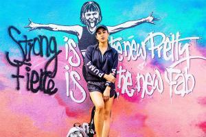 Pics: Sara Ali Khan reveals hidden talent, creates super cool graffiti