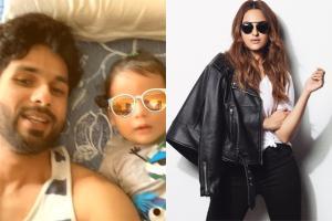 Shahid shares video with son Zain; Sonakshi's reaction to it is epic