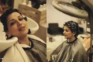 Watch video: After fight with cancer, Sonali Bendre gets a makeover