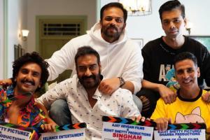 Rohit Shetty shares a pic with his three cops, says the game has begun