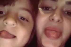 This video of Ananya Panday with SRK's son AbRam has gone viral