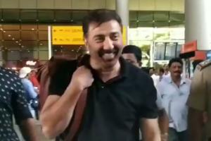 Watch Video: Sunny Deol spotted at Mumbai Airport