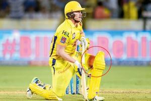 Shane Watson batted with bleeding knee in IPL final, gets six stitches