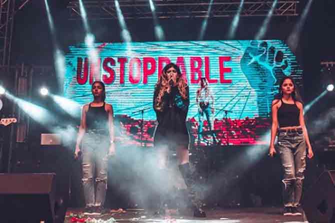 Ananya Birla had also collaborated with Disrupt, a fashion brand by TV personality Rannvijay Singha, where she rocked the looks during her various performances.
