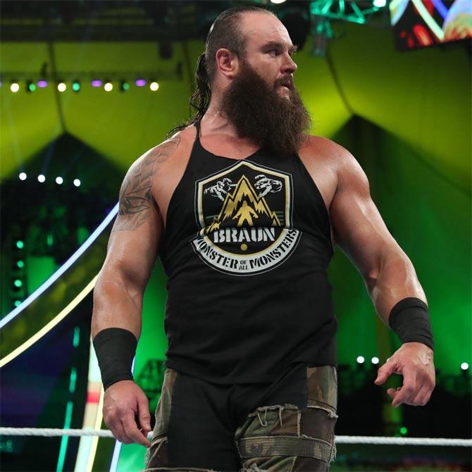 Braun Strowman who is one of the most intimidating personalities in WWE history made his way to the ring and was fearless
