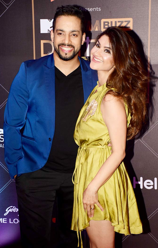 Radio City RJs Salil Acharya and Archana Pania also attended the red carpet event hosted at a plush hotel in Mumbai.