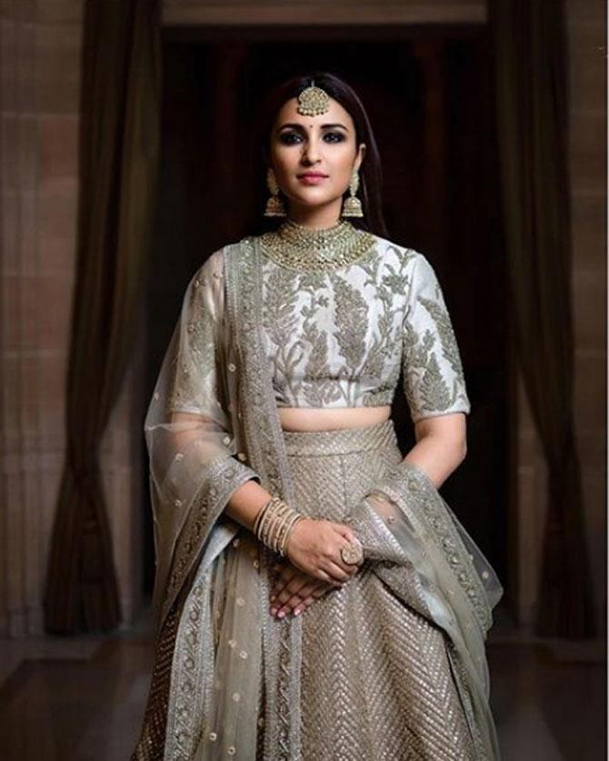 Sister follows suit as Parineeti Chopra too stuns in beautiful heritage jewellery at Pee Cee's wedding in Jodhpur.