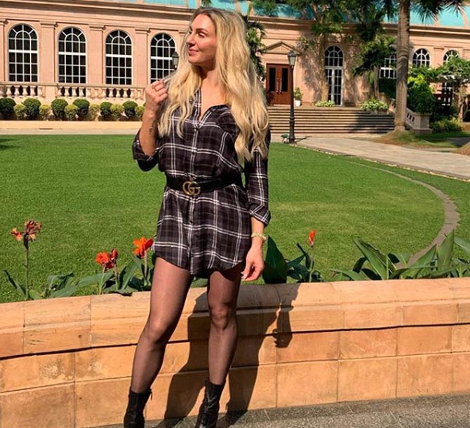 Charlotte Flair shared this photo on Instagram and captioned it: There are no mistakes in your being #namaste