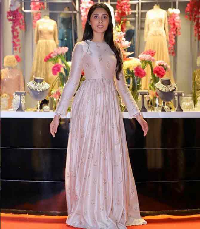 Qureshi channeled her inner princess in this baby pink gown at the launch of her store in Delhi. She captioned this picture, 