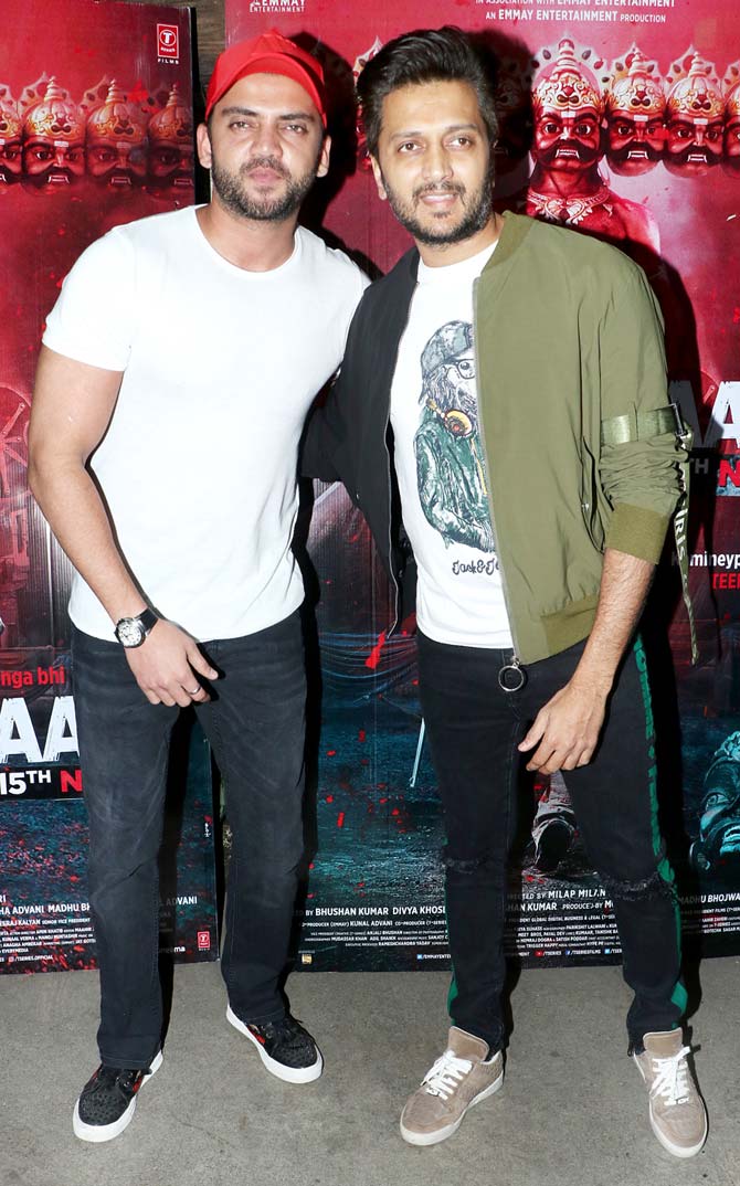 Notebook fame actor Zaheer Iqbal also attended the screening. Marjaavaan is bankrolled by Bhushan Kumar, Divya Khosla Kumar, and Krishan Kumar along with Monisha Advani, Madhu Bhojwani and Nikkhil Advani. The dark romantic drama released worldwide this Friday, November 15.