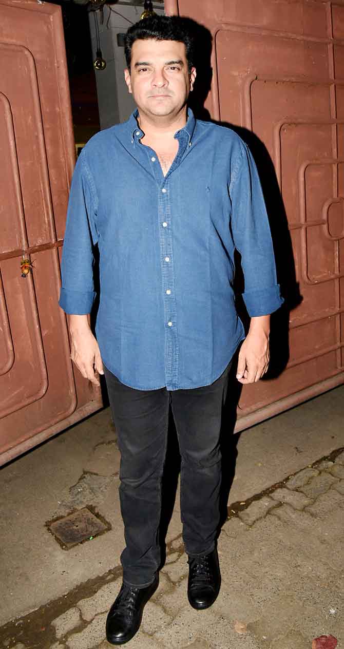 Also spotted at the Marjaavaan screening was film producer Siddharth Roy Kapur. 
