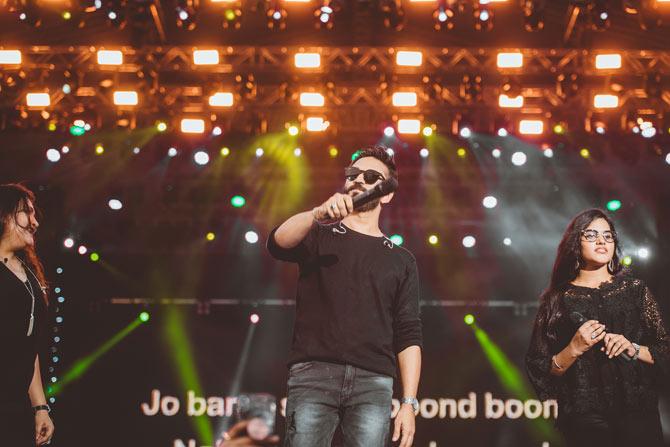 Bollywood composer Amit Trivedi at the First Ever OnePlus Music Festival in Mumbai.