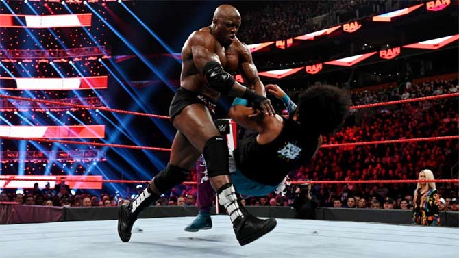 Bobby Lashley then faced No Way Jose and easily overpowered him with a win in their match
