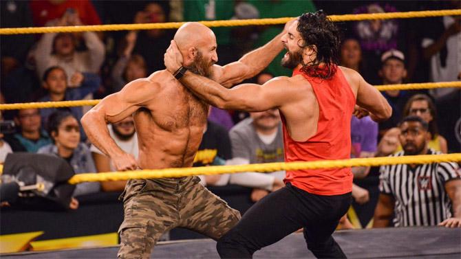 As a brawl took place, Seth Rollins and Tommaso Ciampa traded blows as the show ended