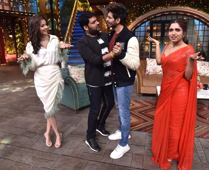 Kapil Sharma tried to enquire about the rumour that Bhumi Pednekar has done so many roles of a wife and is she preparing to be a ghost in her next film. The actress confirmed but didn't reveal more about the movie.