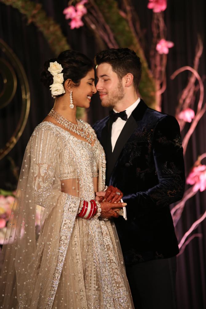 They concluded their wedding weekend with a Bidaai, a bridal ritual. 