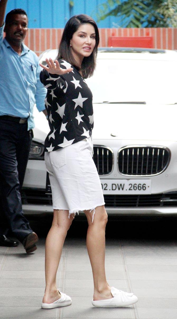 Excited about being draped in the six-yard, Leone says, 