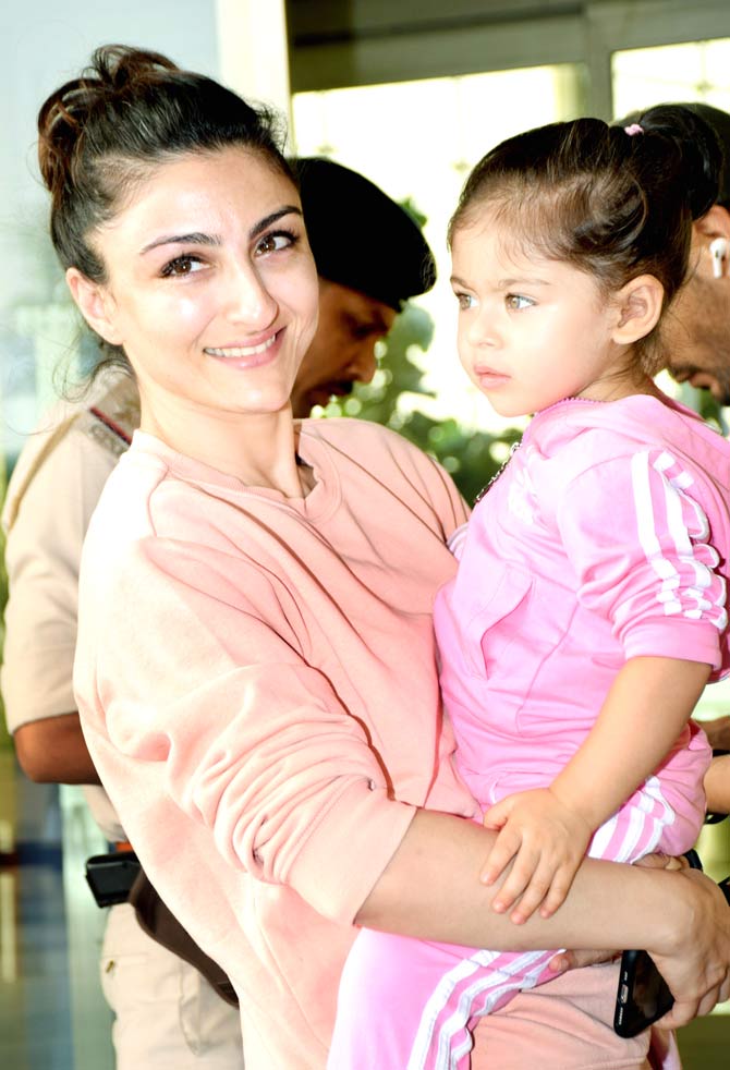 Soha Ali Khan, who had been on a self-imposed sabbatical after the birth of daughter Inaaya Naumi Kemmu, is ready to face the camera again. 