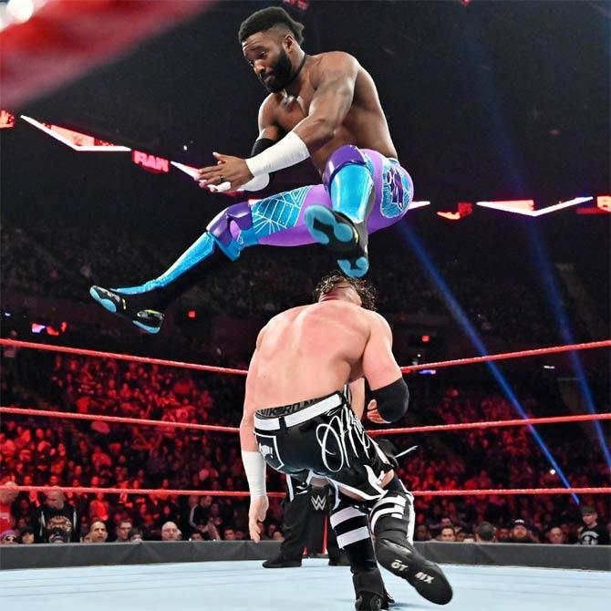 Cedric Alexander put up a good fight but fell short against Buddy Murphy in their match