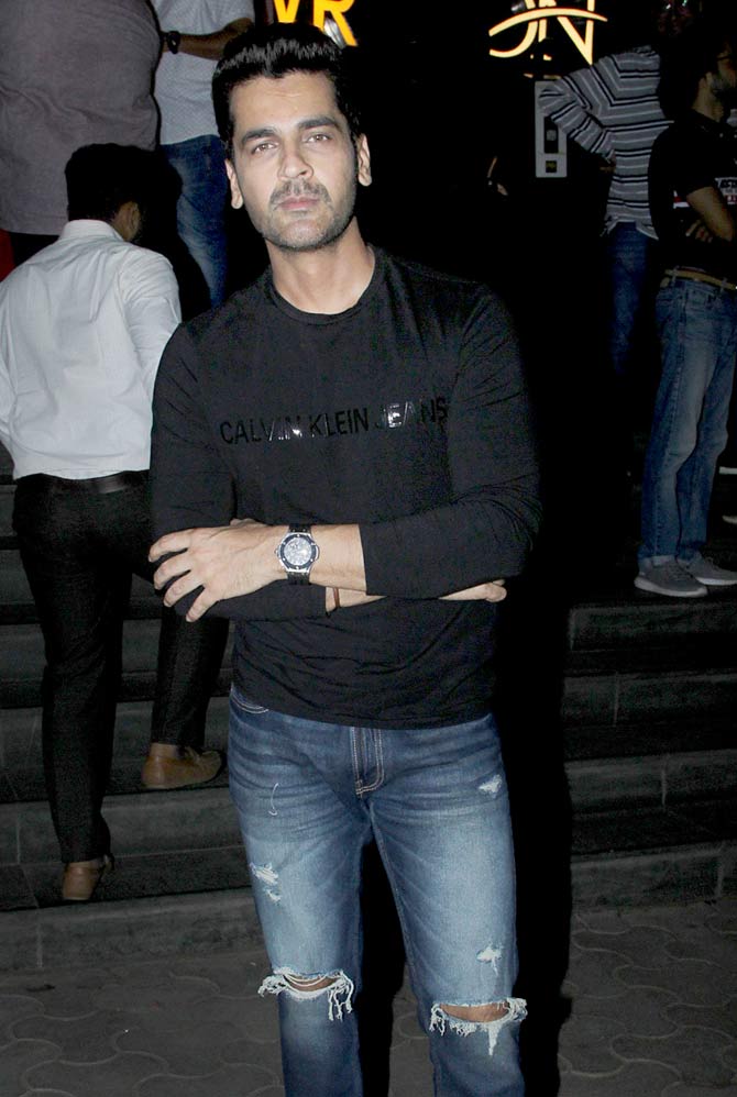 Arjan Bajwa also attended the special screening of Bypass Road at the multiplex in Juhu.