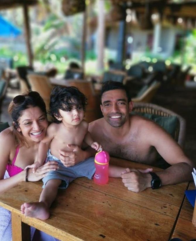 Trivia: Robin Uthappa and his wife Sheethal are ardent fans of the DC Comics character Batman and often refer to themselves as Batman and Joker. 