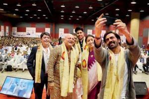 B-town buzz: Selfie time for Arjun Rampal; Tara Sutaria adopts a pooch