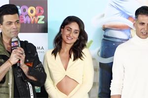 This is how Karan  stole the limelight at Good Newwz trailer launch